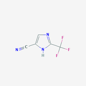 2-(Trifluoromethyl)-1H-imidazole-5-carbonitrile