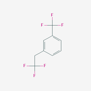 molecular formula C9H6F6 B1296315 1-(2,2,2-三氟乙基)-3-(三氟甲基)苯 CAS No. 50562-22-6