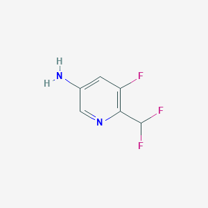 6-(Difluoromethyl)-5-fluoropyridin-3-amine