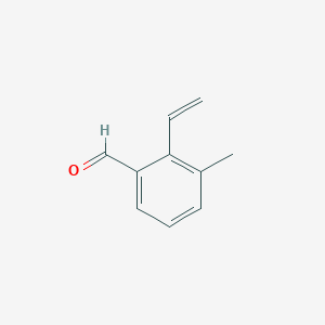 molecular formula C10H10O B12963152 3-Methyl-2-vinylbenzaldehyde 