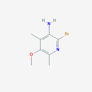 2-Bromo-5-methoxy-4,6-dimethylpyridin-3-amine