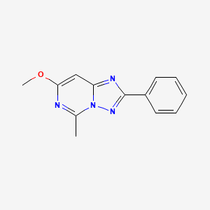 7-Methoxy-5-methyl-2-phenyl-[1,2,4]triazolo[1,5-c]pyrimidine