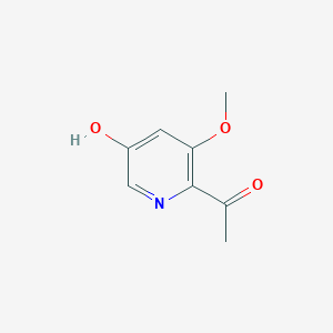 1-(5-Hydroxy-3-methoxypyridin-2-yl)ethanone