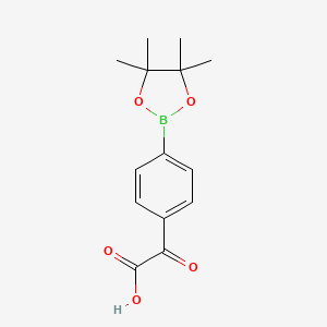 2-Oxo-2-(4-(4,4,5,5-tetramethyl-1,3,2-dioxaborolan-2-yl)phenyl)acetic acid