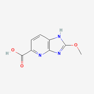 2-Methoxy-3H-imidazo[4,5-b]pyridine-5-carboxylic acid