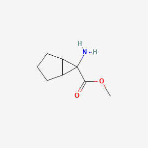 molecular formula C8H13NO2 B12963279 Methyl 6-aminobicyclo[3.1.0]hexane-6-carboxylate 