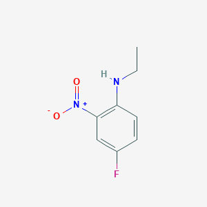 molecular formula C8H9FN2O2 B1296328 N-乙基-4-氟-2-硝基苯胺 CAS No. 774-22-1
