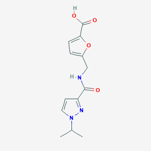 5-((1-Isopropyl-1H-pyrazole-3-carboxamido)methyl)furan-2-carboxylic acid