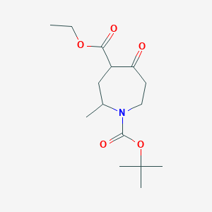 1-(tert-Butyl) 4-ethyl 2-methyl-5-oxoazepane-1,4-dicarboxylate