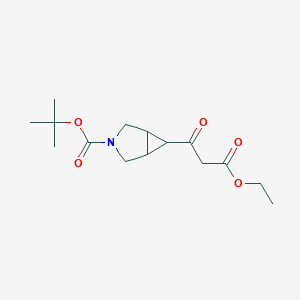 tert-Butyl 6-(3-ethoxy-3-oxopropanoyl)-3-azabicyclo[3.1.0]hexane-3-carboxylate