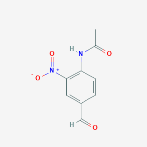 molecular formula C9H8N2O4 B1296338 n-(4-甲酰基-2-硝基苯基)乙酰胺 CAS No. 51818-98-5