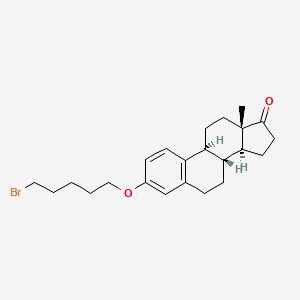 molecular formula C23H31BrO2 B12963399 3-[(5-Bromopentyl)oxy]estra-1,3,5(10)-trien-17-one 