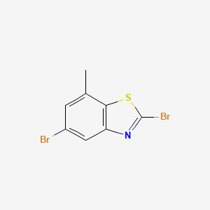 2,5-Dibromo-7-methylbenzo[d]thiazole