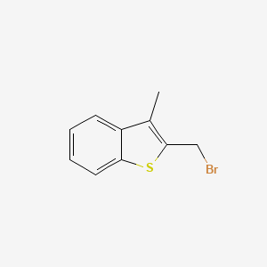 molecular formula C10H9BrS B12963463 2-(Bromomethyl)-3-methylbenzo[b]thiophene 