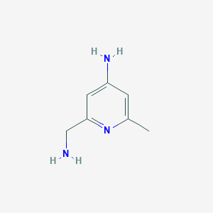 2-(Aminomethyl)-6-methylpyridin-4-amine