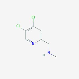 1-(4,5-Dichloropyridin-2-yl)-N-methylmethanamine