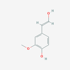 molecular formula C9H10O3 B12963569 (E)-4-(2-Hydroxyvinyl)-2-methoxyphenol 