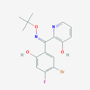 Methanone, (5-bromo-4-fluoro-2-hydroxyphenyl)(3-hydroxy-2-pyridinyl)-, O-(1,1-dimethylethyl)oxime, (1Z)-