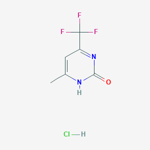 4-Methyl-6-(trifluoromethyl)pyrimidin-2(1H)-one hydrochloride