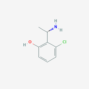 (S)-2-(1-Aminoethyl)-3-chlorophenol