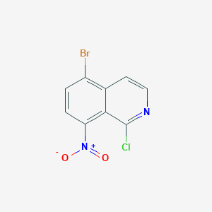 5-Bromo-1-chloro-8-nitroisoquinoline