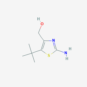 molecular formula C8H14N2OS B12963680 (2-Amino-5-tert-butylthiazol-4-YL)methanol CAS No. 1196152-47-2