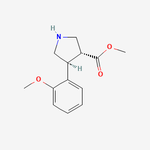 Trans-methyl 4-(2-methoxyphenyl)pyrrolidine-3-carboxylate