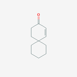 molecular formula C11H16O B1296374 螺[5.5]十一-1-烯-3-酮 CAS No. 30834-42-5