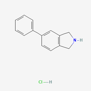 molecular formula C14H14ClN B12963752 5-Phenylisoindoline hydrochloride 