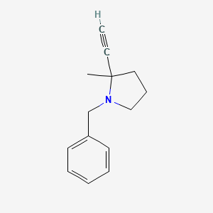 1-Benzyl-2-ethynyl-2-methylpyrrolidine