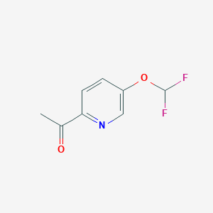 Ethanone, 1-[5-(difluoromethoxy)-2-pyridinyl]-