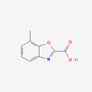 molecular formula C9H7NO3 B12963809 7-Methylbenzo[d]oxazole-2-carboxylic acid 