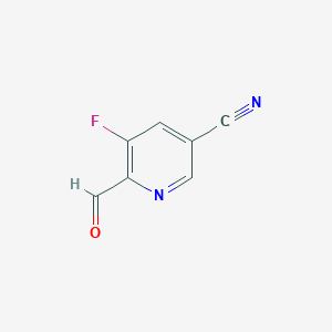 5-Fluoro-6-formylnicotinonitrile