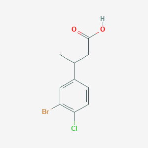 3-(3-Bromo-4-chlorophenyl)butanoic acid