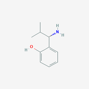 (S)-2-(1-Amino-2-methylpropyl)phenol