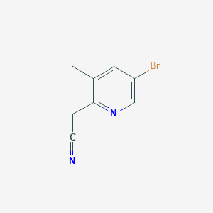 (5-Bromo-3-methylpyridin-2-YL)acetonitrile