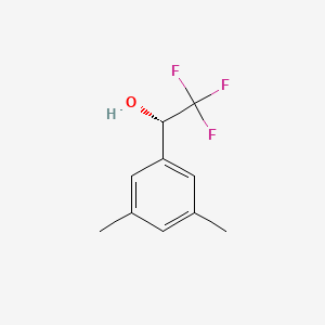 molecular formula C10H11F3O B12963954 (S)-1-(3,5-Dimethylphenyl)-2,2,2-trifluoroethan-1-ol 