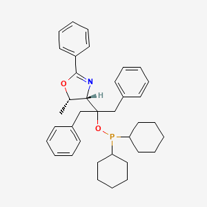 (4S,5S)-4-(2-((Dicyclohexylphosphino)oxy)-1,3-diphenylpropan-2-yl)-5-methyl-2-phenyl-4,5-dihydrooxazole