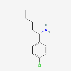 (S)-1-(4-Chlorophenyl)pentan-1-amine