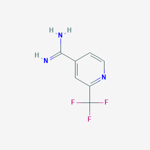 2-(Trifluoromethyl)isonicotinimidamide