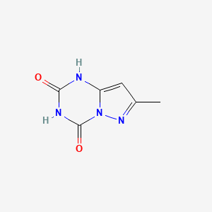 molecular formula C6H6N4O2 B12964003 7-Methylpyrazolo[1,5-a][1,3,5]triazine-2,4(1H,3H)-dione 