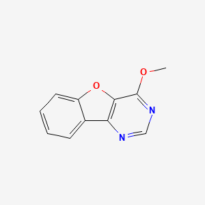 molecular formula C11H8N2O2 B12964011 4-Methoxybenzofuro[3,2-d]pyrimidine 