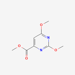 molecular formula C8H10N2O4 B1296403 Methyl 2,6-dimethoxypyrimidine-4-carboxylate CAS No. 55878-45-0