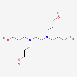 molecular formula C14H32N2O4 B1296406 3,3',3'',3'''-(乙烷-1,2-二基双(氮杂三亚甲基))四(丙醇-1) CAS No. 5261-23-4