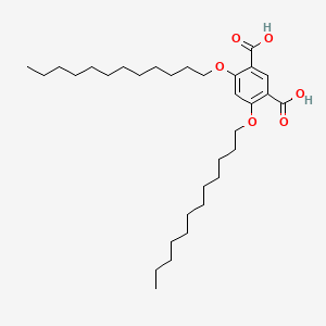 molecular formula C32H54O6 B12964078 4,6-Bis(dodecyloxy)isophthalic acid 