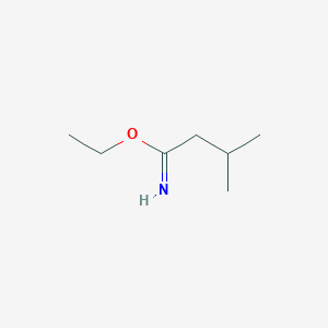 molecular formula C7H15NO B12964089 Ethyl 3-methylbutanimidate 