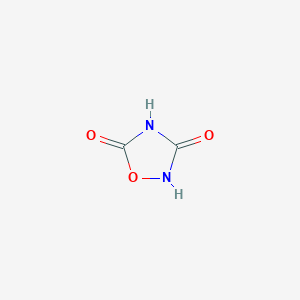 molecular formula C2H2N2O3 B1296409 1,2,4-噁二唑烷-3,5-二酮 CAS No. 24603-68-7