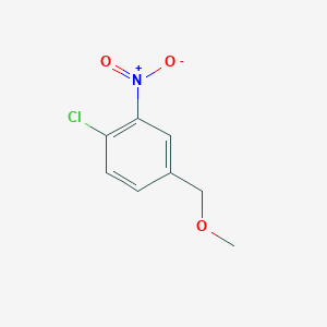 molecular formula C8H8ClNO3 B12964099 1-Chloro-4-(methoxymethyl)-2-nitrobenzene 