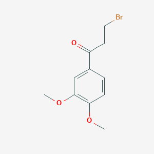 3-Bromo-1-(3,4-dimethoxyphenyl)propan-1-one