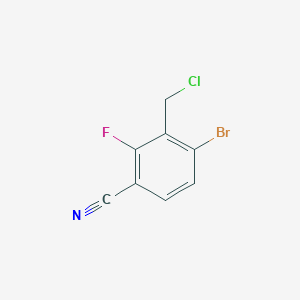 4-Bromo-3-(chloromethyl)-2-fluorobenzonitrile